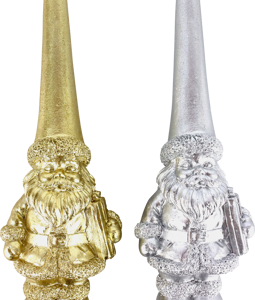 3417 CANDLES SANTA CLAUS S/2